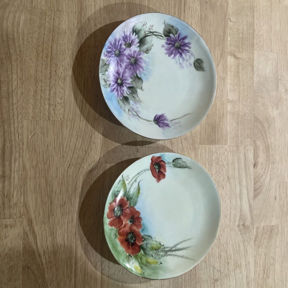 Bavarian Hand Painted 7”Plate Grandmacore Cottagecore cluttercore